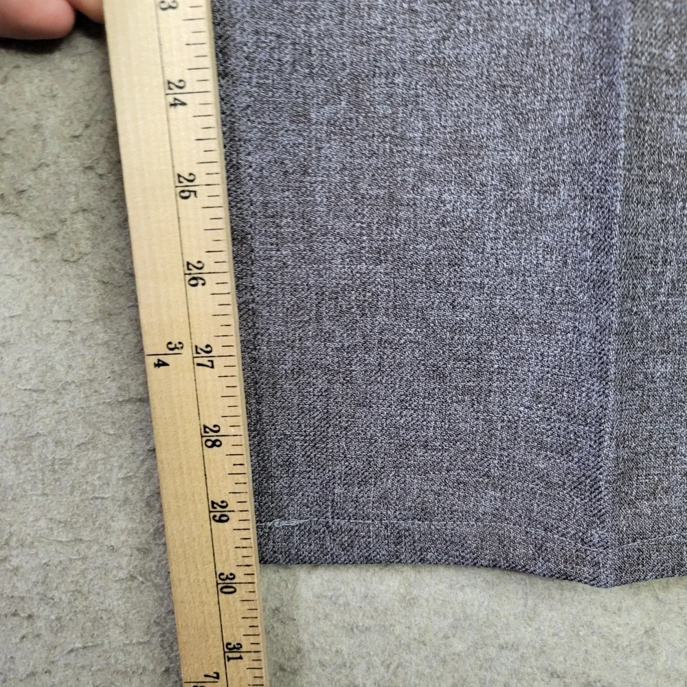 Wrangler Men 38x30 Heather Gray Polyester Wrancher Dress Pants Boot Jeans 82HG